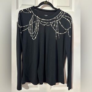 The Davenport Black Beaded Blouse 12